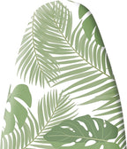 Extra Thick Ironing Board Cover and Pad, 15x54 Ironing Board Cover, Resist Scorching and Staining,Elastic Edges,Green Leaves Tropical Palm Leaf