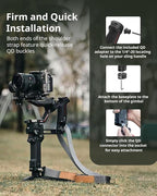SmallRig RS3 RS2 Weight-Reducing Shoulder Strap Compatible with Sling Handle for DJI, Gimbal Belt with Upgraded QD Quick Release Buckles for DJI RS 5 / RS4 / RS4 Pro/RS 3 / RS 3 Pro/RS 2