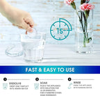 Y-Kelin Retainer and Denture Cleaner 120 Tablets for 4 Months Removes Stains Plaque Odors for Dentures Retainers Mouth Guard and Removable Dental Appliances (120 PCS, Mint)