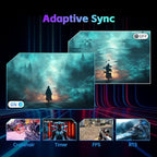 KTC 24 Inch Computer Monitor, FHD 144Hz Office Gaming Monitor, IPS, Adaptive-Sync, HDMI & DP Port, 1500:1 Contrast Ratio, Bluelight Filter, Tilt Adjustable, H24B9S