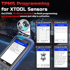 XTOOL TP150 TPMS Programming Tool, Universal TPMS Relearn/Reset/Activate Tool(315/433MHz), Tire Sensor Programmer for XTOOL TS100 Only, Tire Pressure Monitoring System Diagnostic Tool