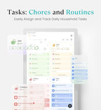 Cozyla Mate Calendar+ 2: 32" 4K Digital Calendar Wall Touch Screen Chore Chart Customizable Dashboard Smart Electronic Display for Family Schedule Meal Plan All App Support Wall Mount Planner for 2026