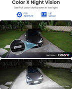 REOLINK Argus 4 Pro 4K Solar Security Cameras Wireless Outdoor, 180° Dual-Lens 8MP Camera for Home Security, ColorX Night Vision, Smart People/Vehicle/Animal Detection, No Subscription, Local Storage