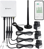 Energy Monitor with 3 * 120A Clamp, 1/3 Phase, Home Power Monitor Real Time Electricity Monitor/Meter, WIFi Meter Solar/Net Metering, Home Energy Automation and Control