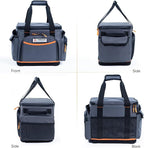 FRECOLSH Travel Carrying Case Compatible with Jackery 500, Portable Power Station Storage Case with Water- proof Bottom and Pocket for Jackery Accessories, Storage Bag Only