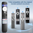 Voice for Hisense-Google-TV-Remote Control Replacement for All Hisense 2022-2026 Mini-LED ULED 4K Google Smart TVs