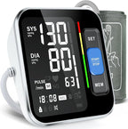 Blood Pressure Monitors for Home Use Upper Arm, Accurate Cuff 8.7”-15.7” Monitor with Large Backlight Display 2 Users 240 Sets Memory & HR Detection, Digital BP Machine with Carrying Case