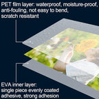 HERKKA 600 Pack Laminating Sheets, Holds 8.5 x 11 Inch Sheets, 3 Mil Clear Thermal Laminating Pouches 9 x 11.5 Inch Lamination Sheet Paper for Laminator, Round Corner Letter Size