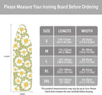 ZCFYGDX Butterfly Cherry Blossom Print Ironing Board Cover Decor - 15 x 48 inch Elastic Edge 3 Bottom Nylon Buckle Straps, Stain Resistant & Resistant Scorch, Easy Installation Cover