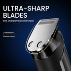 Ufree 3-in-1 Beard Trimmer Kit, Men's Electric Razor Shaver for Mustache, Professional Hair Trimmer, Type-C Rechargeable Clippers, Waterproof Body Grooming, Birthday Valentines Gifts for Him