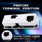 Q21-6119 HVAC A/C Climate Control Module - Compatible with Peterbilt 337 348 379 389 - Replacement Front Panel Switch with Automatic Configuration