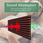 Premium Acoustic Wood Slat Wall Panels – Noise-Reducing Sound Absorption Panels for Home Theater, Studio & Office | Modern Decorative Slat Walling for Echo Control | Eco-Friendly & Easy to Install