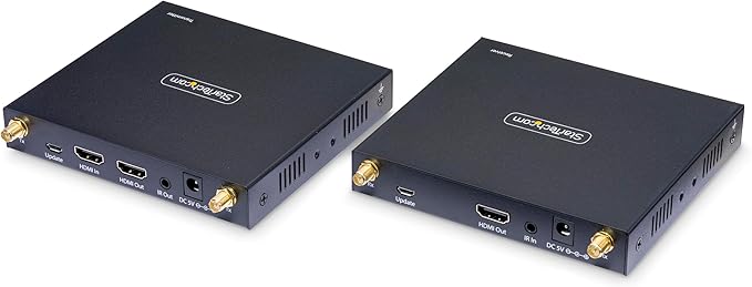 StarTech.com Wireless HDMI Extender, 4K 60Hz, Transmitter and Receiver Kit, Up to 165ft (50m), No Line-of-Sight Required