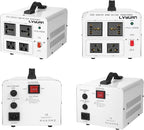 LVYUAN 2500 Watt Voltage Transformer Converter Step Up/Down Converter 110/120 Volt - 220/240 Volt with 2 US outlets, 2 Universal outlets and CE Certified,Circuit Break Protection