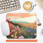 Armanza Square Mouse Pad Natural Scenery,Personalized Premium-Textured Custom Mouse Mat Design,Washable Mousepad Lycra Cloth,Non-Slip Rubber Base Computer Mouse Pads for Wireless Mouse