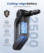 BOB AND BRAD D5 Pro Massage Gun with 13mm Amplitude, FSA-HSA Eligible, Professional Deep Tissue Percussion Massage Gun, Ergonomic D-Handle for Effortless Muscle Pain Relief, Adapter Included