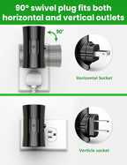 Sujeet LED Night Light, Night Lights Plug into Wall, Dusk to Dawn Sensor, 0-100LM Adjustable Brightness, Green Nightlight, Dimmable Night Light, Decorative for Holiday, Party Decor, 2 Pack