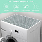 Actvty Washer and Dryer Covers for the Top, 2 Pieces 25.6'' x 23.6'' Washer Dryer Top Protector Mat, Diatomite Rubber Washing Machine Top Covers Non-Slip Scratch Protection Dust-Proof
