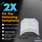 DLEX5005K DLEX5000W DLEX8100V DLGX5006K DLGX5001W DLGX8001W DLGX8101W DLGX8101V DLEX8100W Dryer Lint Filter Screen Replaces For LG DLGX9001V DLEX5000V DLGX5001V DLGX8001V DLEX8000W DLEX8000V DLEX9000V