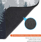 Armanza Square Mouse Pad Forest, Personalized Premium-Textured Custom Mouse Mat Design, Washable Mousepad Cloth, Non-Slip Rubber Base Computer Mouse Pads for Wireless Mouse