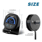COOLSCHMAX 12V 24V 48V 60V 84V Battery Voltmeter Ultra Bright Sunlight Readable Display, IP67 Waterproof, Voltage Alarm Buzzer Offline Memory for Lithium, LiFePO4, Lead-Acid Batteries