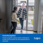Tapo 4K Pan/Tilt Indoor Security Camera for Baby Monitor, Dog Camera w/Motion Detect and Track, 360° View, Color Night Vision, SD/Cloud Storage, Works w/Alexa, Google, and Bixby RoomCam 4K