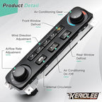79600-S84-A21ZA A/C Control Panel Compatible with 2001-2002 Honda Accord 2.3L L4/3.0L V6 AC Climate Control Module, 79600S84A21ZA HVAC Control Panel Original Air Conditioning Control