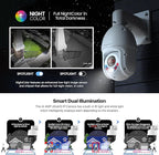 Amcrest 2MP Outdoor PTZ POE + IP Camera Pan Tilt Zoom (Optical 25x Motorized) Camera Security Speed Dome, CMOS Image Sensor, 328ft Night Vision, POE+ (802.3at) F1.6, IP66, IP2M-863EW-AI-V3