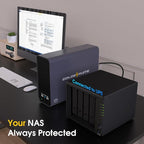 GOLDENMATE 1000VA/800W Lithium UPS Battery Backup and Surge Protector, Sinewave UPS System with LiFePO4 Battery(230Wh), Updated Pro Ver. with USB Communication Port, 8 Outlets, LCD Display, Gray
