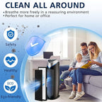 FLT4825 HEPA Filter B Replacement Compatible with G-guardian Air Purifier Models AC4825 AC4300 AC4800 AC4850PT AC4900CA AC4820 AP2200CA with 8 Activated Carbon Pre-Filters