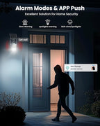 VIZIUUY Solar Security Cameras Wireless Outdoor 4 Pack, 3MP Security Cameras Wireless Outdoor, Pan Tilt 360°WiFi Camera with Color Night Vision/PIR Sensor/2-Way Audio/Alexa