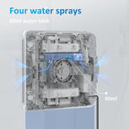 Mamibot W120-DP Robot Window Cleaner - 3200Pa Strong Suction, Multiple Cleaning Modes,4 Water Spray Nozzles,Edge Detection Technology,App&Remote Control(Grey)