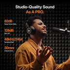 MAONO PD200W Hybrid Wireless Podcast Equipment Bundle for 2, XLR USB Dynamic Microphone Kit with 2 Boom Arm, Software, Noise Cancellation, for Co-hosted Podcast, Vocal Recording, Content Creation