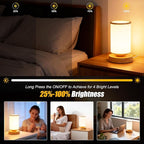 Qiuxunies Light Therapy Lamp 10000 Lux, Sunlight Lamp with Remote Control, 3 Color Temperatures & 4 Brightness Levels, Full Spectrum Light, Ideal as Desk, Bedside Lamp & Gift for Home/Office
