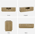 Lab Cosi TV Stand for TVs up to 80'',Modern TVStand with Drawer Storage,TV Console with Adjustable Shelve Storage