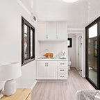 Wall Kitchen Cabinets, White Shaker Cabinet, Wall Mounted, RTA Upper Cabinet, Modern for Kitchen and Bathroom with Door (White, 30" W x 36" H x 12" D)