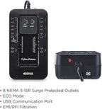 CyberPower EC450G Ecologic Battery Backup & Surge Protector UPS System, 450VA/260W, 8 Outlets, ECO Mode, Compact Uninterruptible Power Supply