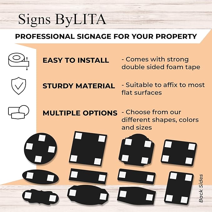 Signs ByLITA Oval Electrical Panel Inside Sign (Red/Yellow) - Medium