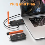 Wireless HDMI Transmitter and Receiver, Support Up to 6 Receivers, 5.8G WELUSOPU HDMI Wireless Extender Casting Video Audio for PC Laptop Camera Cable Box to Multiple TVs Monitors Projectors -165FT
