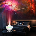Galaxy Projector for Bedroom, 13 in 1 Planetarium Projector with Meteor, LED Space Galaxy Lamp, Night Lights Room Decor for Kids Adults Birthdays Gifts - White