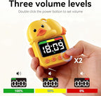 Doli Yearning Duck Shower Timer for Kids Waterproof Quacking Shower Clock Bathroom Magnetic Charging