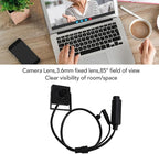 LAISANIM IP Indoor Mini Security Camera, 3.6mm Fixed Lens with 85° Field of View, Built in Microphones, for Home, Office (5MP)