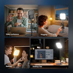 NEEWER Basics 10.8" Video Conference Lighting with Desk Stand & Phone Holder, 15W Bi Color Edge Lit Full Screen Light CRI95+ for Computer Laptop Webcam Zoom Calls Streaming