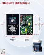 Universal PID Enhanced Grill Temperature Control Panel Replacement for Pit Boss, Traeger, Z Grills and Smokers Models