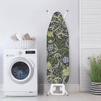 ZCFYGDX William Morris Prints Ironing Board Cover with Elastic Edge 3 Bottom Nylon Buckle Straps Breathable Resist Scorch Staining Suitable for Size-2XL Iron Board House Oil Paintings Art Decor