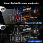 Cromorc Wireless Security Camera System with 16" Monitor Motion Detection Night Vision 2-Way Audio 4 Indoor Outdoor 5MP Camera Expandable 16CH NVR Home Business Surveillance Spotlight Siren 3TB HDD