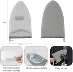 Garment Steamer Hanger Stand & Ironing Glove for Clothes, Adjustable Steamer Stand for Clothes Hanger & Mini Grey Ironing Board Portable Handheld Steamer Ironing Accessories for Clothes