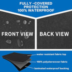 Stanbroil Patio Heater Cover, Full Coverage Outdoor Heater Cover with Zipper and Drawstring for Standing Patio Heater (95'' H x 34" D x 18-1/2" Base)