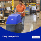 USA-CLEAN X20BT Traction Driven Auto Scrubber Machine Bundle - 20" Cleaning Path, Walk-Behind, Battery-Powered - Includes Pad Driver and Cleaning Pads