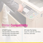 CS Replacement Compatible with HP 4301fdwe Toner Cartridge W2100X to use with Color Pro 4201dn 4201dne 4201dw 4201dwe MFP 4301dw MFP 4301fdwe (Black, 1-Pack)